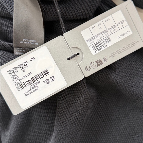 NWT BALENCIAGA Ribbed-knit turtleneck maxi dress Black Size Medium Authentic - Picture 10 of 16